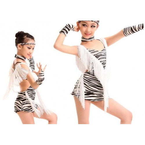 Latin Dance Dress For Girls Samba Dress Ballroom Dancing Dress Girl Dancewear Kids Kid Costume Ballet Vestido Latino Girls